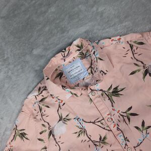 Denim & Flower Ricky Singh Floral Short Sleeve Button Up Shirt Mens XL